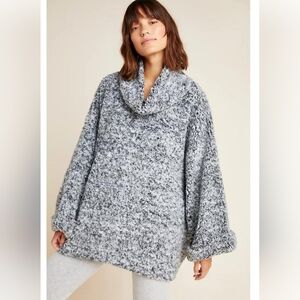 Anthropologie Sunday in Brooklyn Sibley Sherpa Pullover Cowl Neck Gray Size S